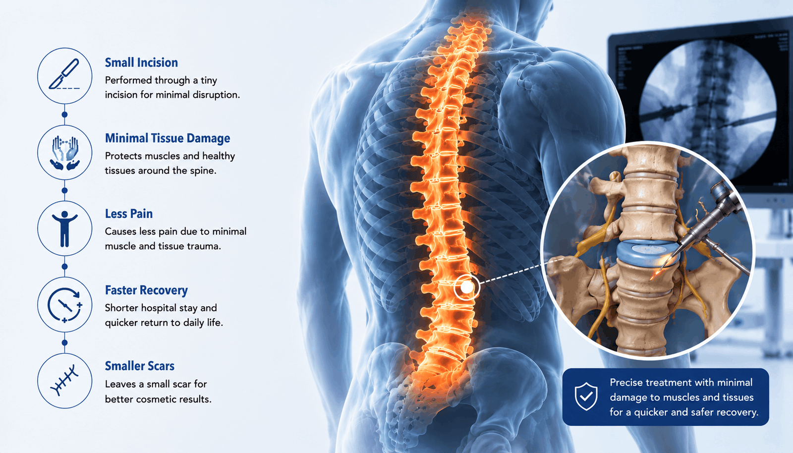 Endoscopic spine surgery
